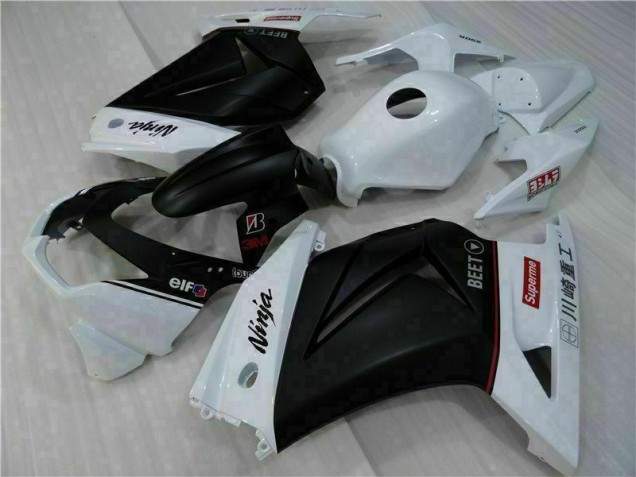 ABS 2008-2012 White Black Ninja Kawasaki EX250 Motorbike Fairings Canada ABS 2008-2012 White Black Ninja Kawasaki EX250 Motorbike Fairings Canada