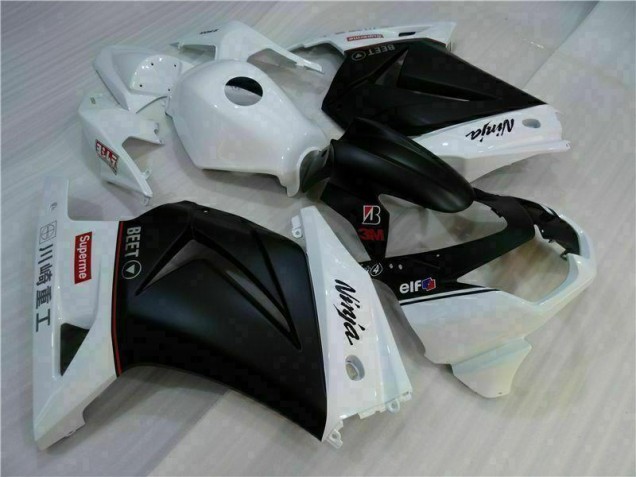 ABS 2008-2012 White Black Ninja Kawasaki EX250 Motorbike Fairings Canada ABS 2008-2012 White Black Ninja Kawasaki EX250 Motorbike Fairings Canada