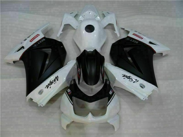 ABS 2008-2012 White Black Ninja Kawasaki EX250 Motorbike Fairings Canada ABS 2008-2012 White Black Ninja Kawasaki EX250 Motorbike Fairings Canada