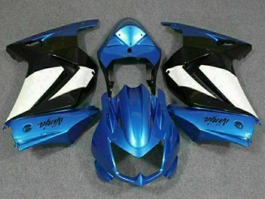 2008-2012 Blue White Black Ninja Kawasaki EX250 Motorbike Fairing Kits Canada