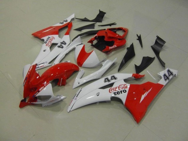 ABS 2008-2016 White Red Coca Cola Zero 44 Yamaha YZF R6 Motorcycle Replacement Fairings Canada ABS 2008-2016 White Red Coca Cola Zero 44 Yamaha YZF R6 Motorcycle Replacement Fairings Canada