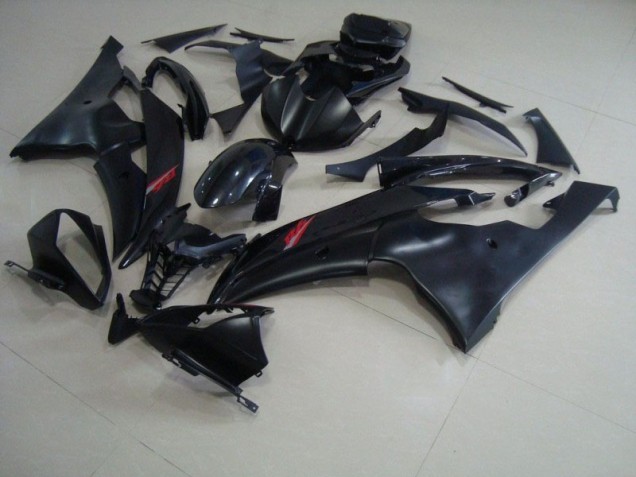 ABS 2008-2016 Matte Black Glossy Black Yamaha YZF R6 Motorcycle Fairings Kit Canada ABS 2008-2016 Matte Black Glossy Black Yamaha YZF R6 Motorcycle Fairings Kit Canada