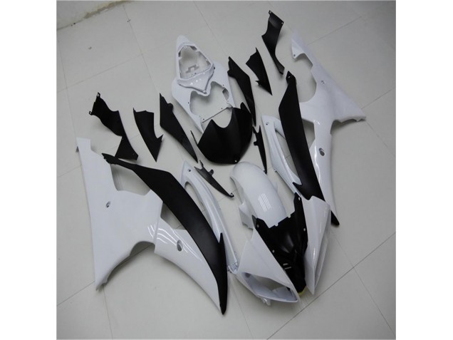 ABS 2008-2016 White Black Yamaha YZF R6 Bike Fairings & Bodywork Canada ABS 2008-2016 White Black Yamaha YZF R6 Bike Fairings & Bodywork Canada