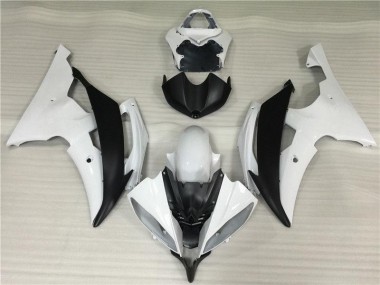 ABS 2008-2016 White Black Yamaha YZF R6 Bike Fairings & Bodywork Canada