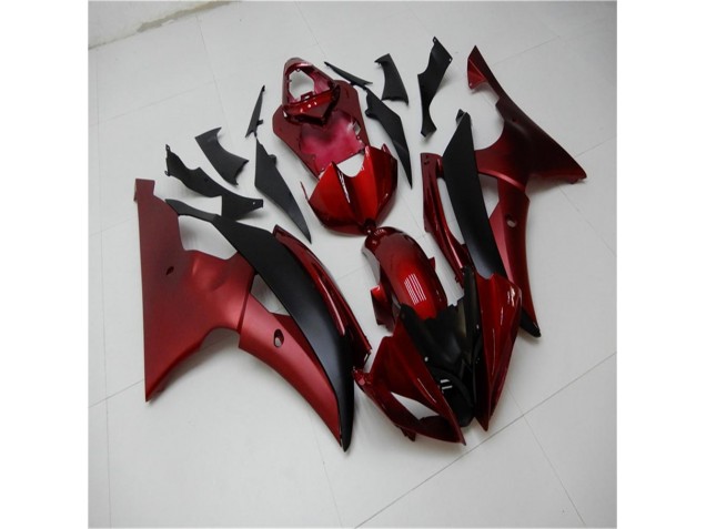 ABS 2008-2016 Red Black Yamaha YZF R6 Bike Fairing Kit Canada ABS 2008-2016 Red Black Yamaha YZF R6 Bike Fairing Kit Canada