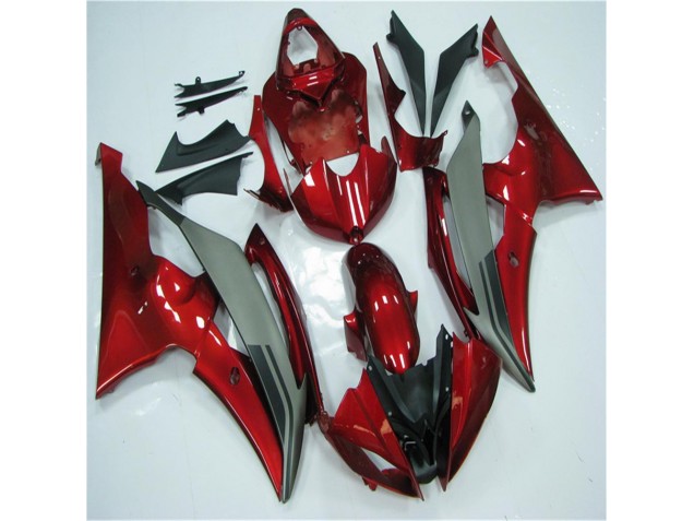 ABS 2008-2016 Red Grey Yamaha YZF R6 Motorcycle Fairings Kits Canada ABS 2008-2016 Red Grey Yamaha YZF R6 Motorcycle Fairings Kits Canada
