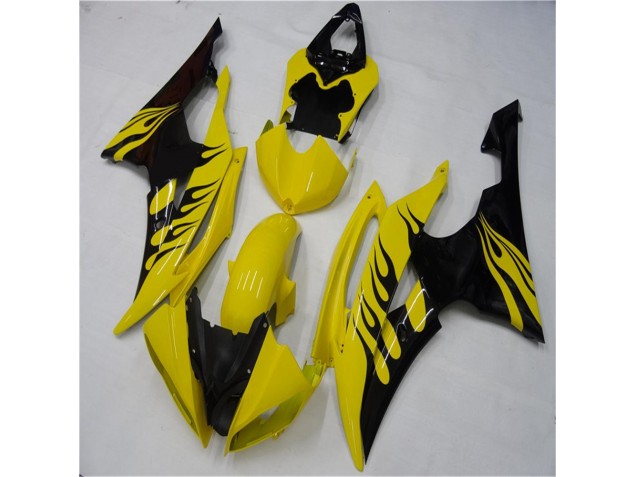 ABS 2008-2016 Yellow Black Yamaha YZF R6 Motorcycle Replacement Fairings Canada ABS 2008-2016 Yellow Black Yamaha YZF R6 Motorcycle Replacement Fairings Canada