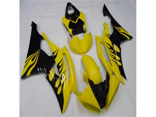 ABS 2008-2016 Yellow Black Yamaha YZF R6 Motorcycle Replacement Fairings Canada ABS 2008-2016 Yellow Black Yamaha YZF R6 Motorcycle Replacement Fairings Canada