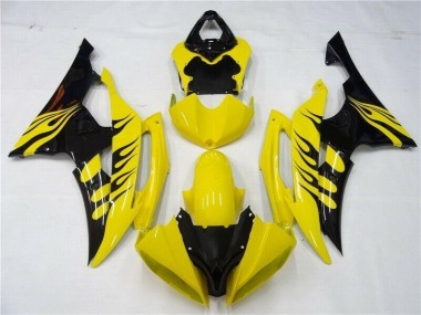 ABS 2008-2016 Yellow Black Yamaha YZF R6 Motorcycle Replacement Fairings Canada