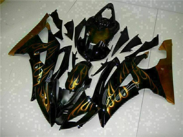 ABS 2008-2016 Black Yamaha YZF R6 Replacement Fairings Canada ABS 2008-2016 Black Yamaha YZF R6 Replacement Fairings Canada
