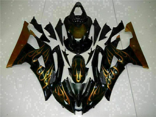 ABS 2008-2016 Black Yamaha YZF R6 Replacement Fairings Canada ABS 2008-2016 Black Yamaha YZF R6 Replacement Fairings Canada