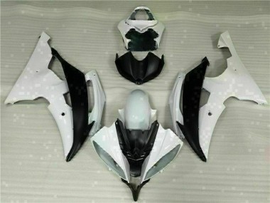 ABS 2008-2016 White Black Yamaha YZF R6 Motorcycle Fairings Kit Canada