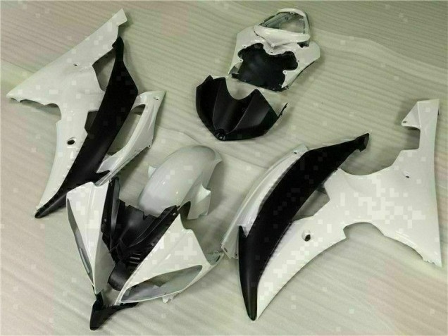 ABS 2008-2016 White Black Yamaha YZF R6 Motorcycle Fairings Kit Canada ABS 2008-2016 White Black Yamaha YZF R6 Motorcycle Fairings Kit Canada