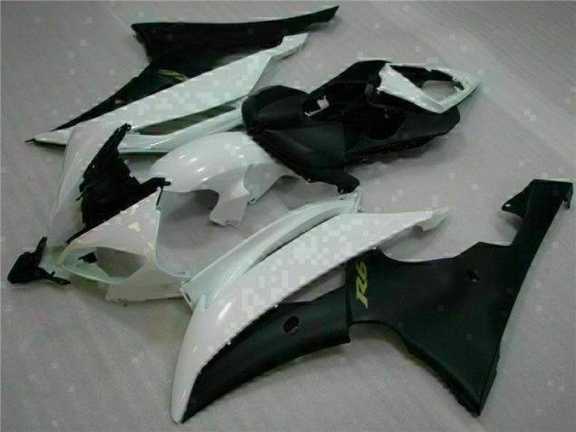 ABS 2008-2016 White Black Yamaha YZF R6 Motorcycle Fairings & Bodywork Canada ABS 2008-2016 White Black Yamaha YZF R6 Motorcycle Fairings & Bodywork Canada