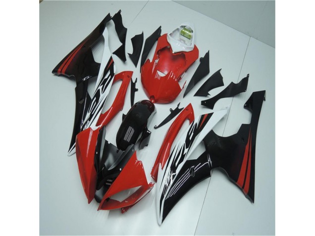 ABS 2008-2016 Red White Yamaha YZF R6 Motorcyle Fairings Canada ABS 2008-2016 Red White Yamaha YZF R6 Motorcyle Fairings Canada