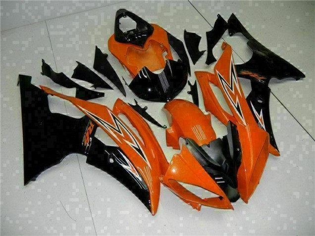 ABS 2008-2016 Orange Black Yamaha YZF R6 Motorcycle Fairings Kit Canada ABS 2008-2016 Orange Black Yamaha YZF R6 Motorcycle Fairings Kit Canada