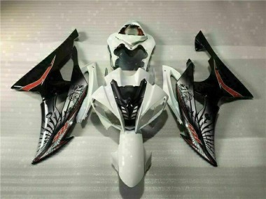 ABS 2008-2016 White Black Yamaha YZF R6 Bike Fairings Canada