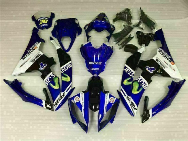 ABS 2008-2016 White Blue Yamaha YZF R6 Motor Bike Fairings Canada ABS 2008-2016 White Blue Yamaha YZF R6 Motor Bike Fairings Canada
