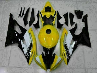ABS 2008-2016 Yellow Black Yamaha YZF R6 Motorcycle Fairings Kits Canada