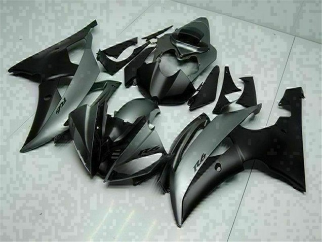 ABS 2008-2016 Grey Black Yamaha YZF R6 Moto Fairings Canada ABS 2008-2016 Grey Black Yamaha YZF R6 Moto Fairings Canada