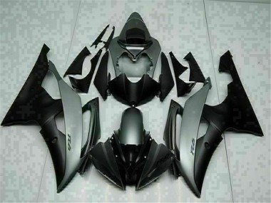 ABS 2008-2016 Grey Black Yamaha YZF R6 Moto Fairings Canada