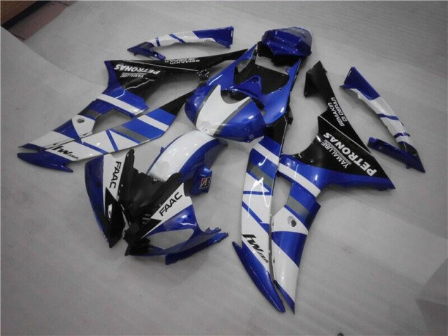 ABS 2008-2016 Blue White FAAC Yamaha YZF R6 Motorcylce Fairings Canada ABS 2008-2016 Blue White FAAC Yamaha YZF R6 Motorcylce Fairings Canada