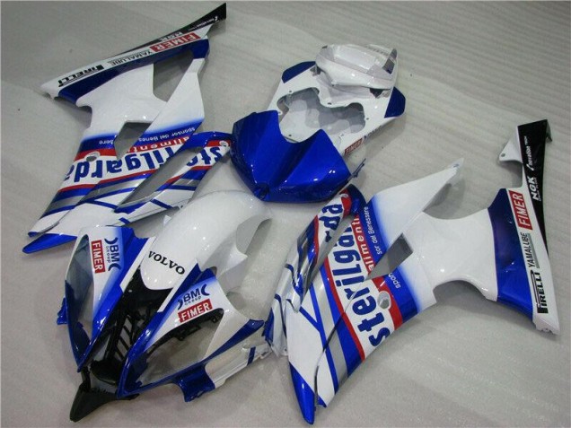 ABS 2008-2016 White Blue Sterilgarda Volvo Yamaha YZF R6 Motorcycle Fairing Canada ABS 2008-2016 White Blue Sterilgarda Volvo Yamaha YZF R6 Motorcycle Fairing Canada
