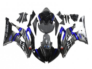 ABS 2008-2016 Grey Blue Shark Yamaha YZF R6 Motorcycle Fairing Kit Canada