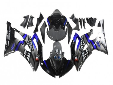 2008-2016 Grey Blue Shark Yamaha YZF R6 Motorcycle Fairing Kit Canada