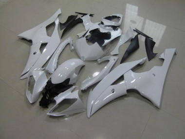 ABS 2008-2016 Pearl White No Decals Yamaha YZF R6 Motorbike Fairing Canada