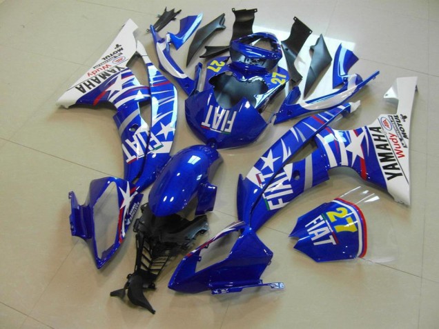 ABS 2008-2016 Blue Star Fiat Yamaha YZF R6 Bike Fairing Kit Canada ABS 2008-2016 Blue Star Fiat Yamaha YZF R6 Bike Fairing Kit Canada