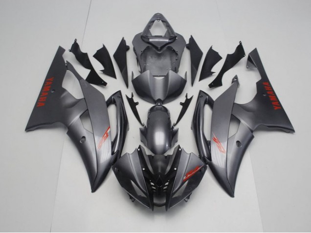 ABS 2008-2016 Matte Black Grey Yamaha YZF R6 Motorcycle Fairings Kit Canada ABS 2008-2016 Matte Black Grey Yamaha YZF R6 Motorcycle Fairings Kit Canada