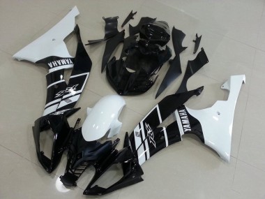ABS 2008-2016 White and Black Yamaha YZF R6 Motorcycle Fairings Canada
