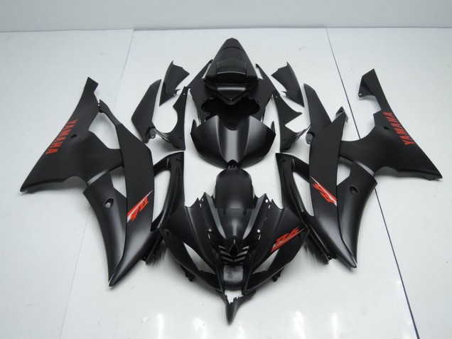 ABS 2008-2016 Matte Black Red Decals Yamaha YZF R6 Motorbike Fairings Canada ABS 2008-2016 Matte Black Red Decals Yamaha YZF R6 Motorbike Fairings Canada