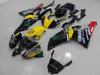 ABS 2008-2016 Yellow Monster Yamaha YZF R6 Bike Fairings Canada