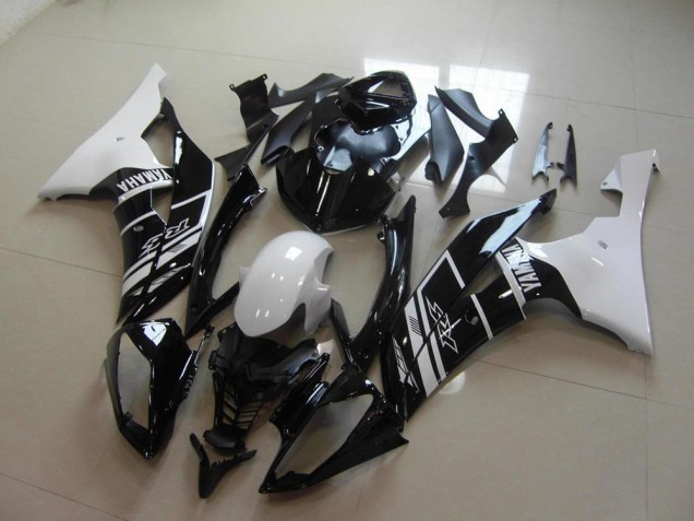 ABS 2008-2016 White Black Yamaha YZF R6 Motorcyle Fairings Canada ABS 2008-2016 White Black Yamaha YZF R6 Motorcyle Fairings Canada