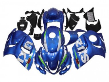 ABS 2008-2019 Blue White Suzuki GSXR 1300 Hayabusa Motorcyle Fairings & Bodywork Canada