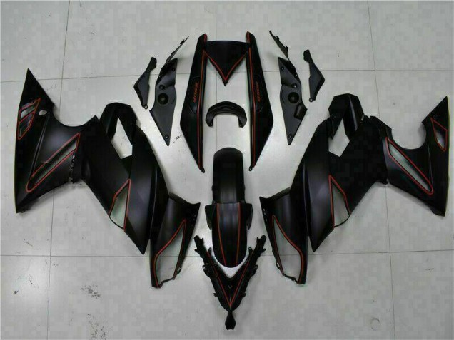 ABS 2009-2011 Black Red Kawasaki EX650 Motorbike Fairing Canada ABS 2009-2011 Black Red Kawasaki EX650 Motorbike Fairing Canada