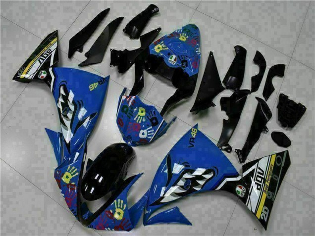 ABS 2009-2011 Blue Yamaha YZF R1 Bike Fairings Canada ABS 2009-2011 Blue Yamaha YZF R1 Bike Fairings Canada