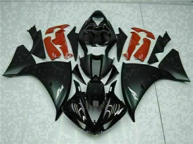 ABS 2009-2011 Black Red Yamaha YZF R1 Motorbike Fairing Canada