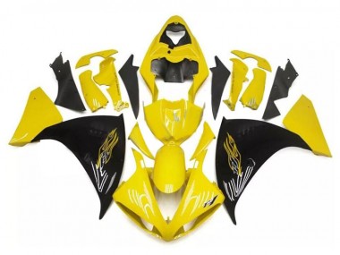 ABS 2009-2011 Yellow Black Yamaha YZF R1 Bike Fairings Canada