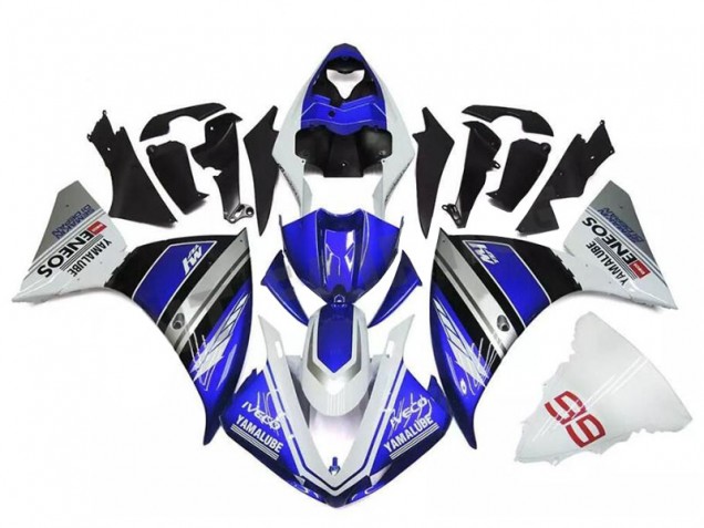 ABS 2009-2011 White Blue Silver Yamaha YZF R1 Bike Fairings Canada ABS 2009-2011 White Blue Silver Yamaha YZF R1 Bike Fairings Canada