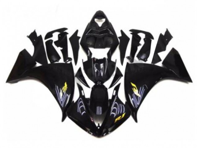 ABS 2009-2011 Black Yamaha YZF R1 Bike Fairings Canada ABS 2009-2011 Black Yamaha YZF R1 Bike Fairings Canada