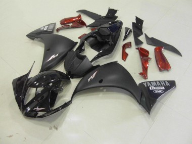 ABS 2009-2011 Matte Black Yamaha YZF R1 Motorbike Fairing Canada