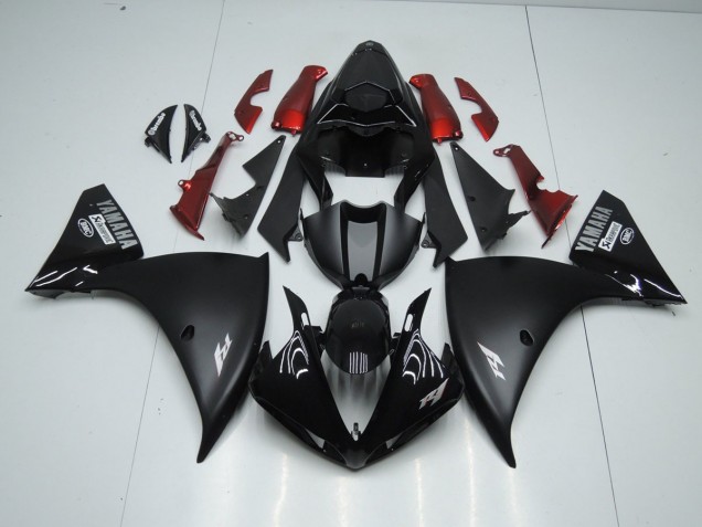 2009-2011 Matte Black Yamaha YZF R1 Motorbike Fairing Kits Canada
