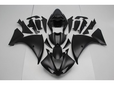 ABS 2009-2011 Matte Black Yamaha YZF R1 Moto Fairings Canada