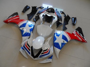 ABS 2009-2011 White Black Ducati Star Yamaha YZF R1 Motorcycle Fairings Canada