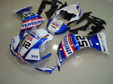 ABS 2009-2011 White Black Sterilgarda Yamaha YZF R1 Motorbike Fairing Canada