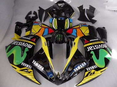 ABS 2009-2011 Rossi Moviestar Yamaha YZF R1 Bike Fairing Kit Canada