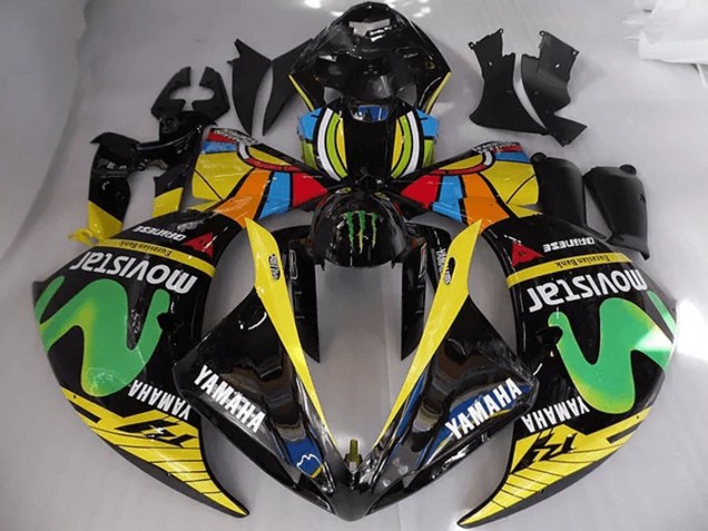 ABS 2009-2011 Rossi Moviestar Yamaha YZF R1 Bike Fairing Kit Canada ABS 2009-2011 Rossi Moviestar Yamaha YZF R1 Bike Fairing Kit Canada